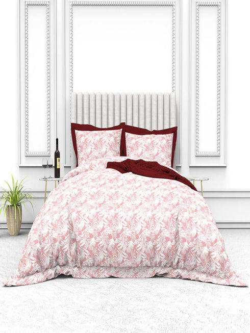 Tuscan Summer 100% Cotton King Size Bedsheet with 2 Pillow Covers -2